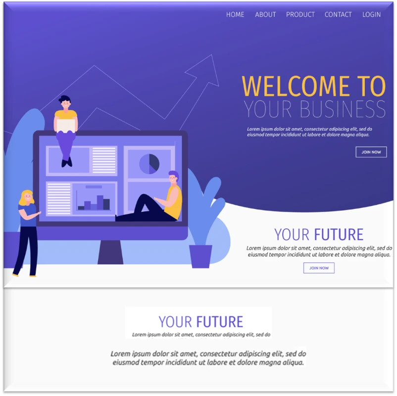 Example of conversion-focused website section with clear contact paths for a Canadian small business